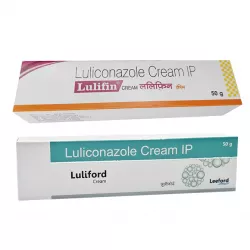 Люликоназол (Луликоназол) :: Lulifin, Luliford крем 1% 50г